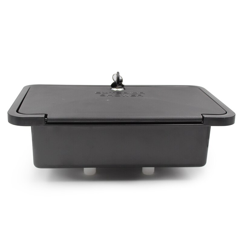 Weiß RV Außen Dusche Kasten Bausatz mit Schloss Stiefel Marine Wohnmobil Wohnmobil Wohnwagen Zubehör