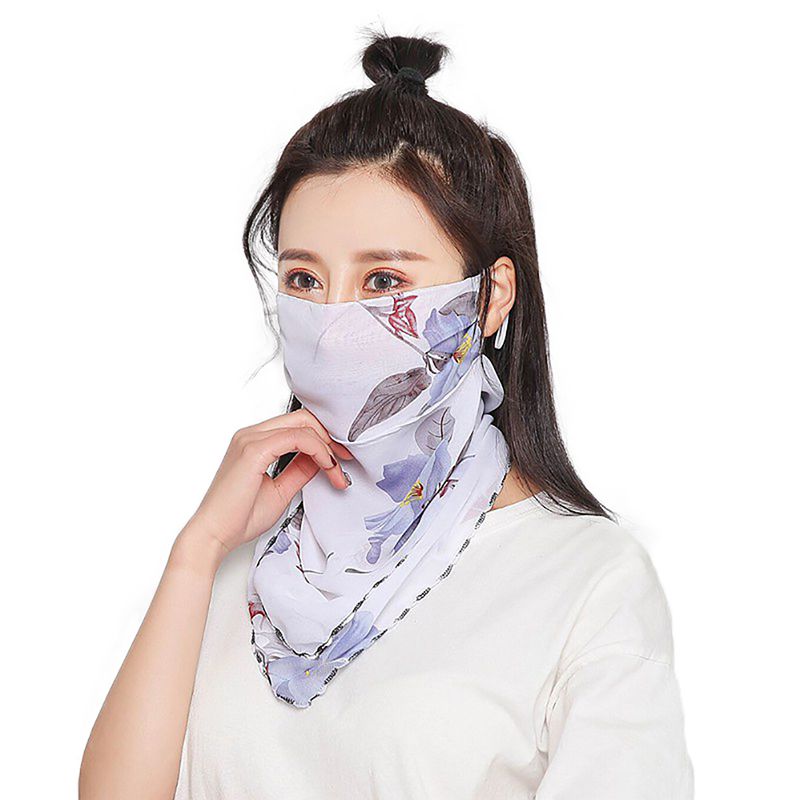 Outdoor Half Gezichtsmasker Dubbelzijdig Winddicht stofdicht Zonnescherm Hals Cover Protector Maskers Sjaal: A13