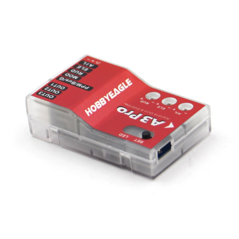 100% genuine HobbyEagle A3 Pro Flight Controller 6-axis airplane gyro & stabilizer System for RC 3D trick Airplane Fixed Wing