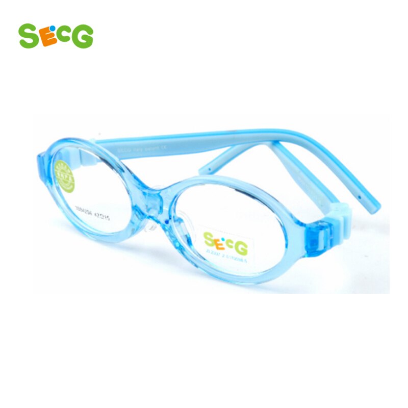 SECG-gafas ópticas desmontables para niños pequeños, lentes suaves y redondas para miopía, 3 almohadillas cómodas para la nariz, gafas