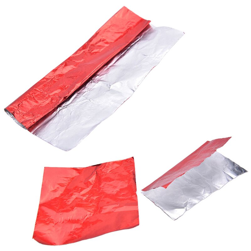 100pcs/set Crepe Paper Sheets Candy Chocolate Sweets Confectionary Square Foil Wrapper Package Paper Sweets Tinfoil Lolly Party