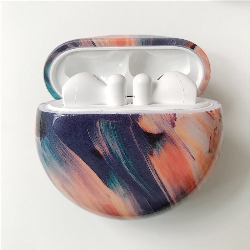 For Huawei Freebuds 3 Luxury Marble Wireless Bluetooth Earphone Shookproof Case For Huawei Freebuds 2 Pro Hard Charging Cover: A14