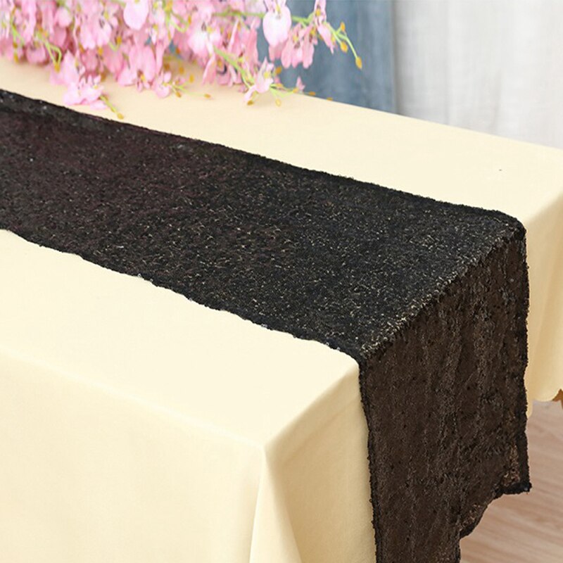 30 x 180cm färgglada paljetter bordslöpare glitter event festtillbehör bröllop jul tacksägelse hotell bankett heminredning