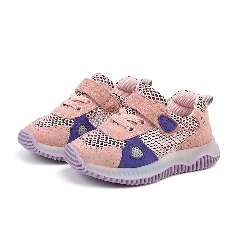 Zapatos Deportivos informales para niños y niñas, zapatillas de malla transpirables, a la , para primavera y otoño