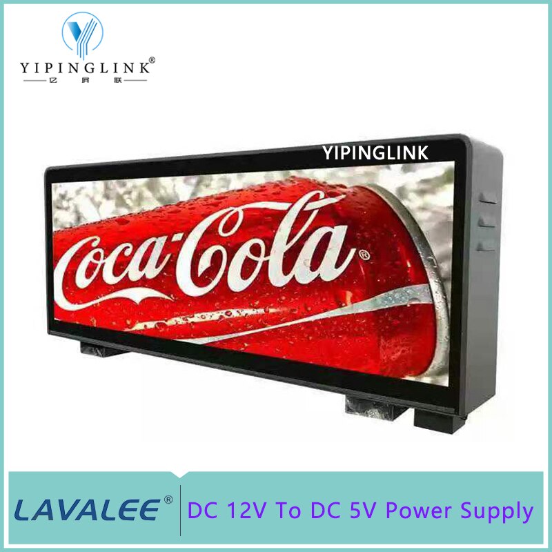 Écran LED pour voiture, 12V à 5V cc, alimentation 24V à 5V cc, pour véhicule, camion, TAXI