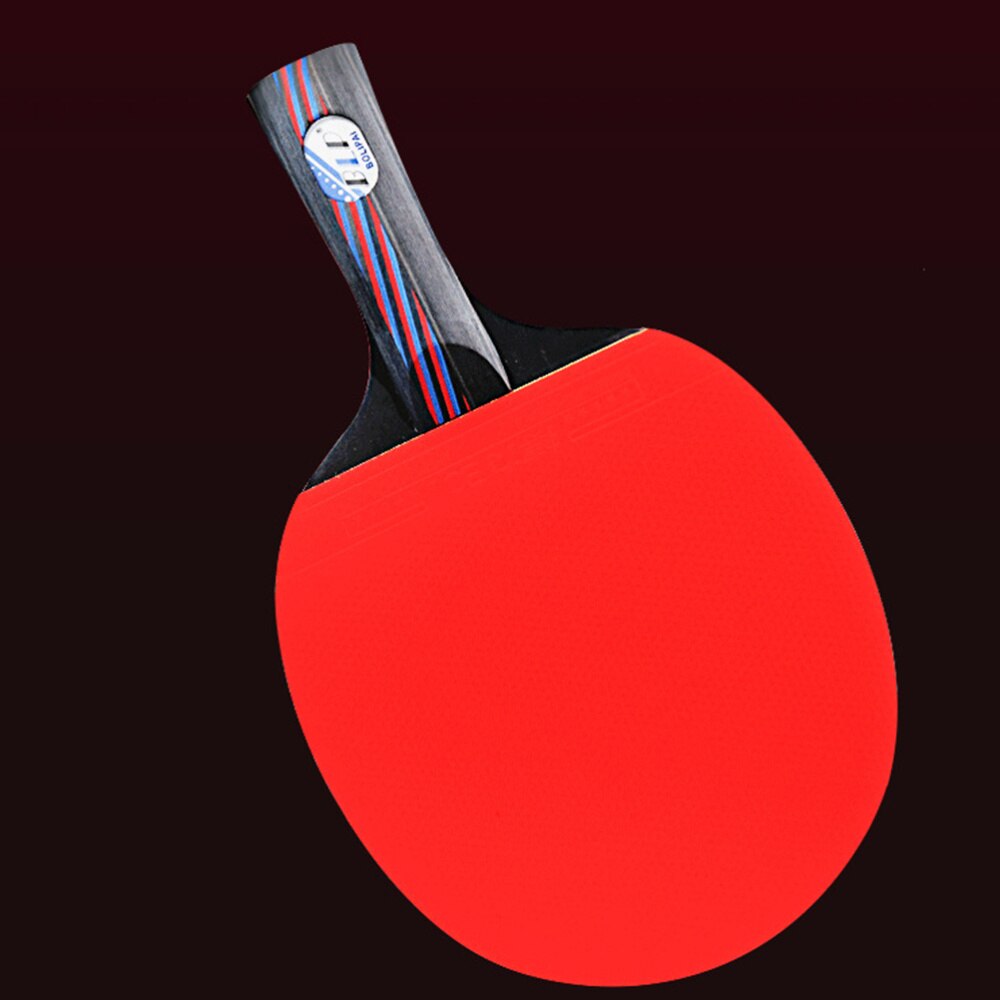 1 set bordtennisracketar allround pingisracket med 3 bordtennisbollar för träning av sportspelare (horisontellt grepp)