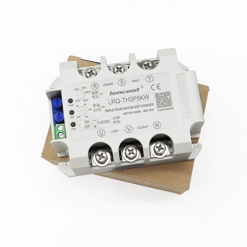 Three/Single Phase Motor Soft Starter Online Slow Start Module Solid State Relay Decompression And Step-Down Controller