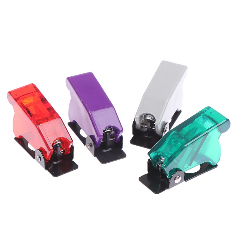 2 pièces Auto Voiture Bateau Camion Led Illuminée Interrupteur À Bascule Avec Sécurité Avion Secousse Couvrent la Garde