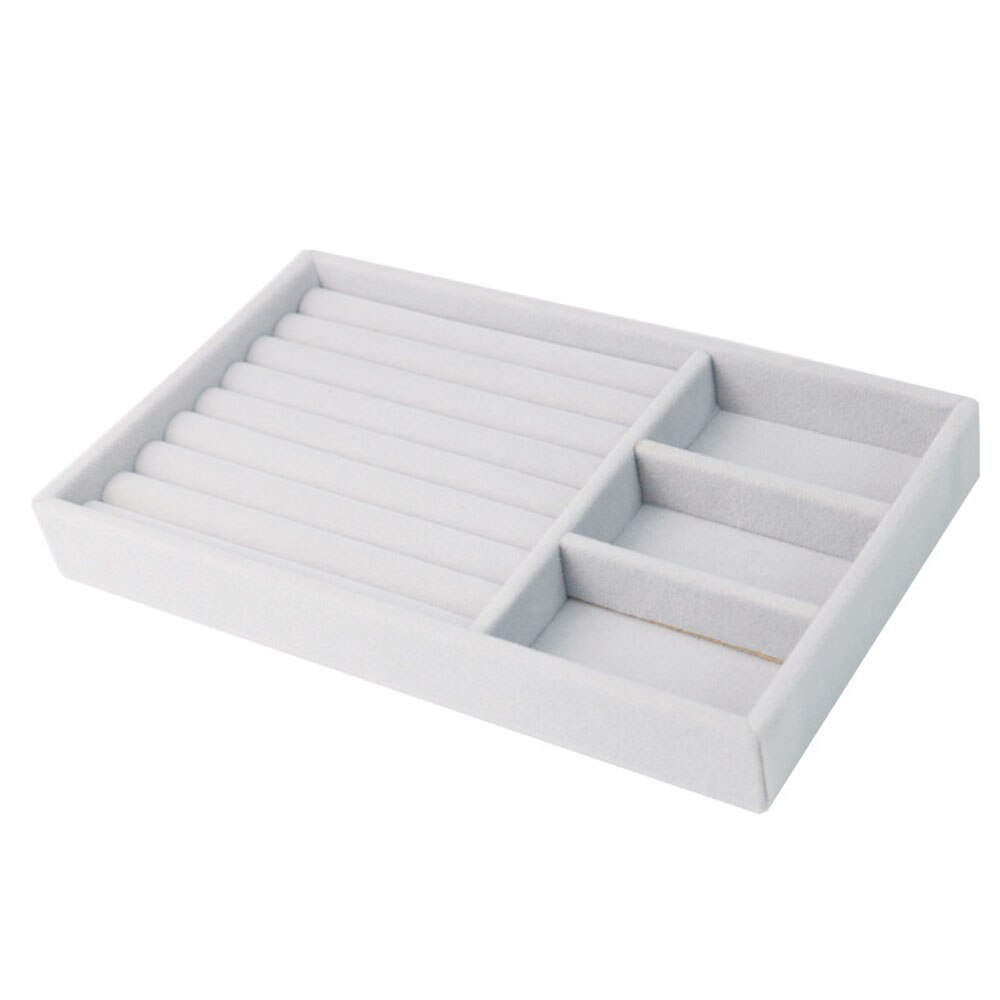 1Pc Drawer DIY Jewelry Storage Tray Ring Bracelet Box Jewelry Organizer Earring Holder Small Size Fit Most Room Space: A