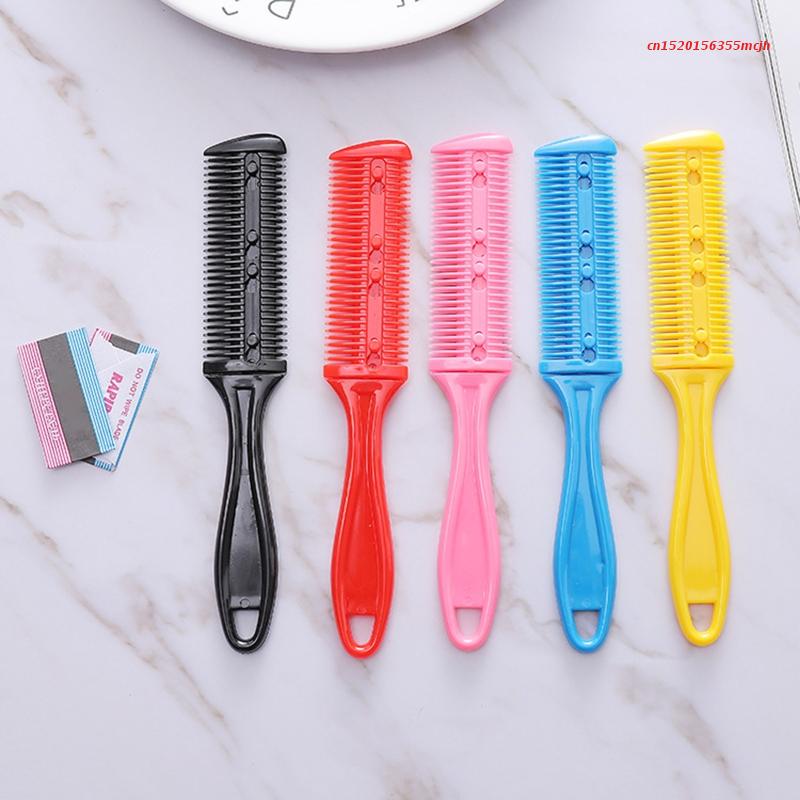 Hair Cut Styling Kapper Schaar Scheermes Magic Blade Kam Kappers Tool Kit Dubbelzijdige Messen Haar Schaar Voor