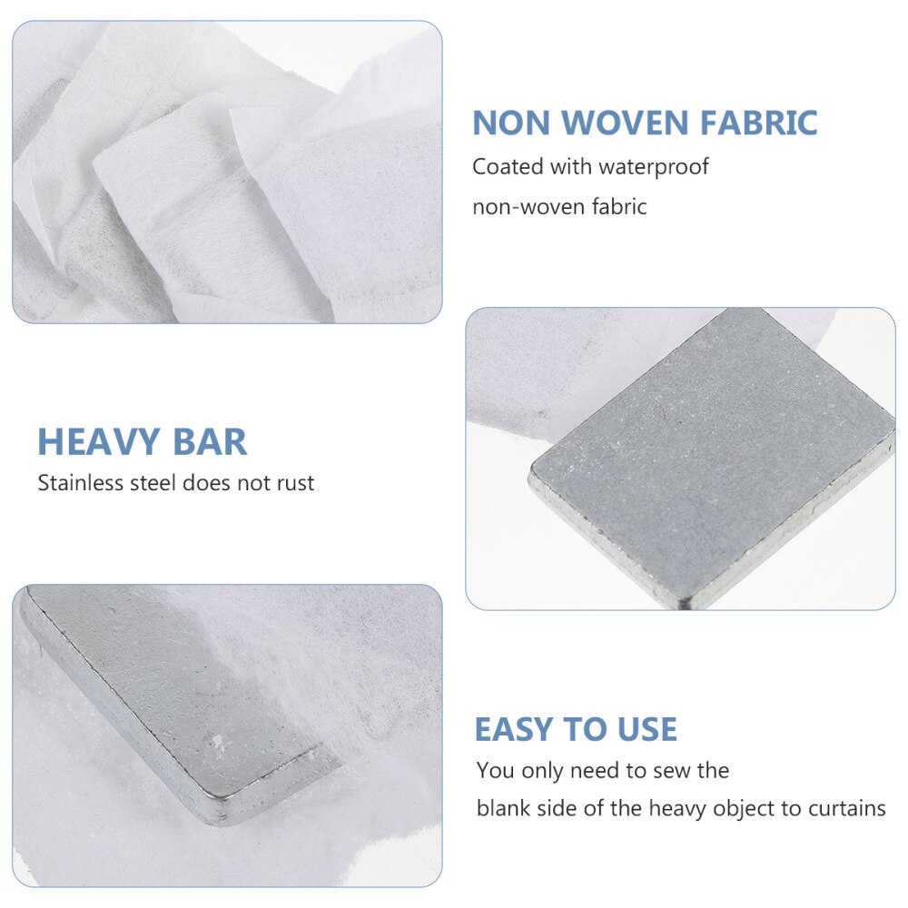 12Stck 20g Blei Gardinen Gewicht Abgedeckt Gardinen Gewichte für Flagge Dusche Vorhang