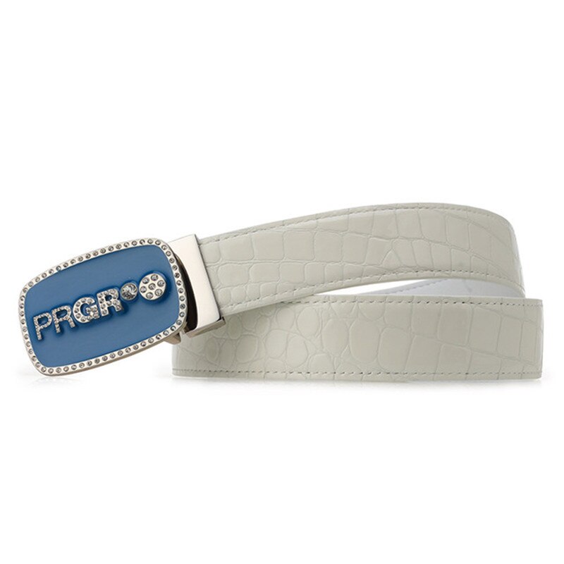 Prgr diamant golfclubs riem krokodillenleer complete set clip riem breedte 3.5cm unisex