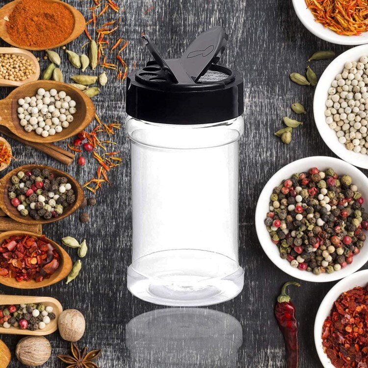 170Ml 15/20 Pcs Kruidenrek Voor Keuken Kruidkruik Kruiderij Dispenser Spice Container Glas Zout En Peper Shakers