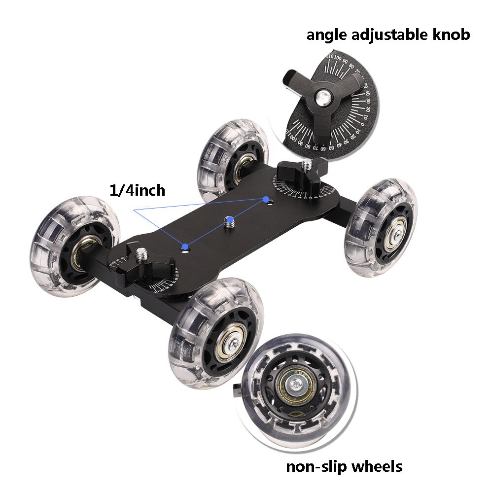 Mini Draagbare Tafel Rails Systemen Auto voor Canon Nikon DSLR Camera fotografie Rails Auto Stabilisator voor 5D2 6D 7D Camera 'S