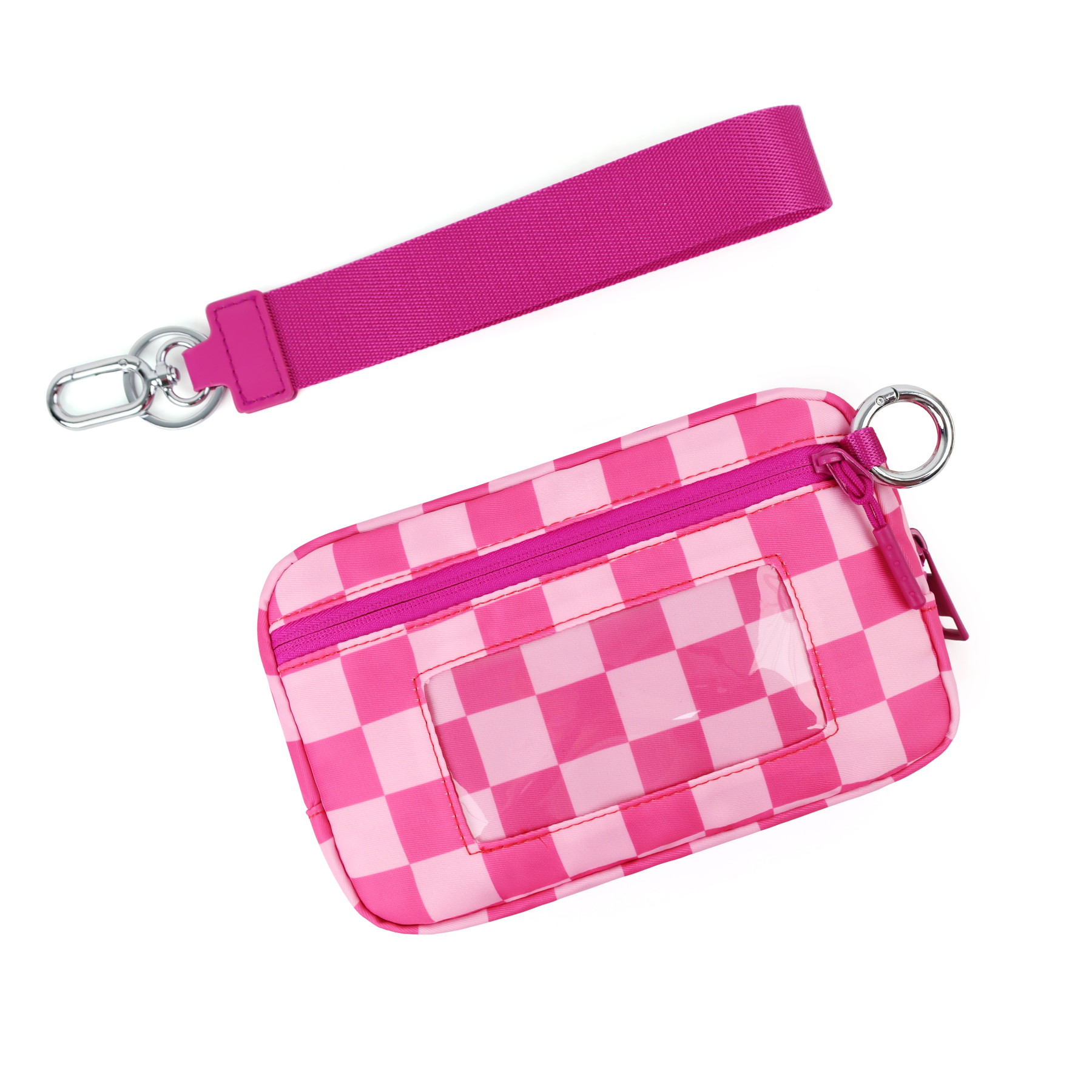 DOYOGI Portafogli da polso da donna Portafoglio trapuntato in nylon con 3 cerniere, carta di credito da viaggio, porta cellulare, portamonete: Army Green