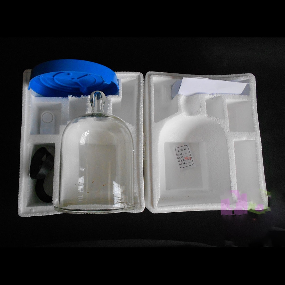 Cloche à disque d'aspiration de capot de vide dans la verrerie de laboratoire de vide physique du son pour l'expérience de Propagation du son et la basse pression