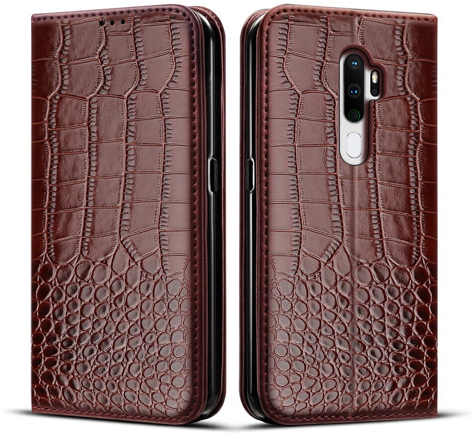 Funda abatible de cuero para OPPO A9 , carcasa tipo billetera para OPPO A5 A 5, funda de silicona para el teléfono móvil, carcasa parachoques para OPPOA9 A 9