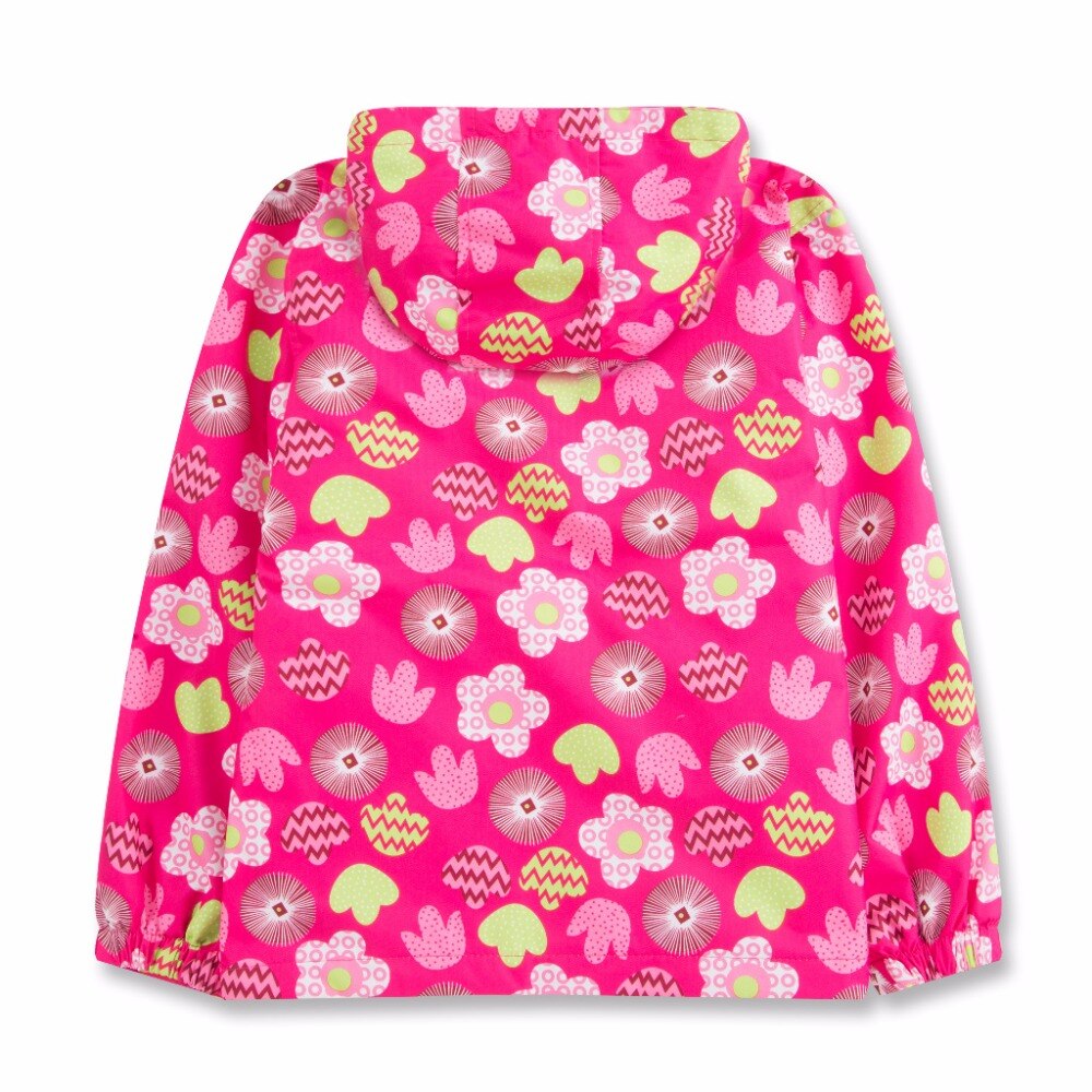 Spring Windbreaker for Girls Jacket Pink Fleece Trench Coat Children Outwear Cardigan Jacket Cloak Raincoats Clothing