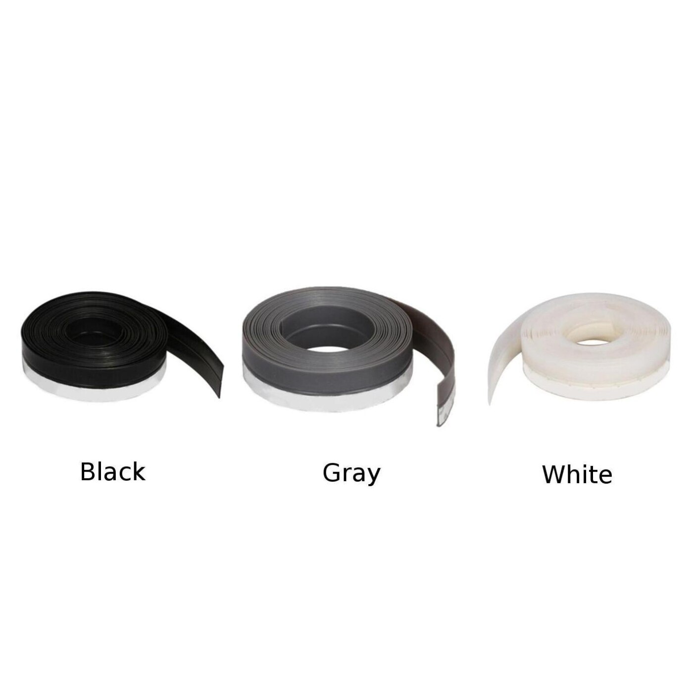 Self-adhesive Door Window Cabinets Bottom Seal Waterproof Rubber Strip 5 Metre