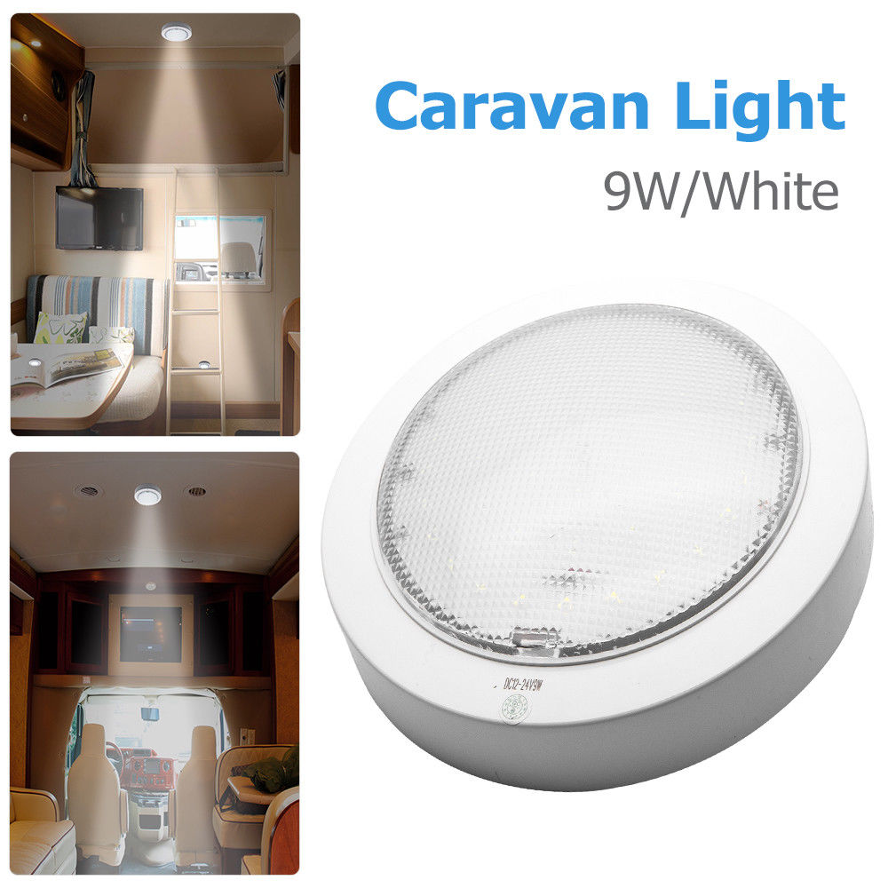 12 V 9 W LED Interieur Dak Plafond Cabine Licht Warm Wit Licht Voor Caravan Camper Lamp