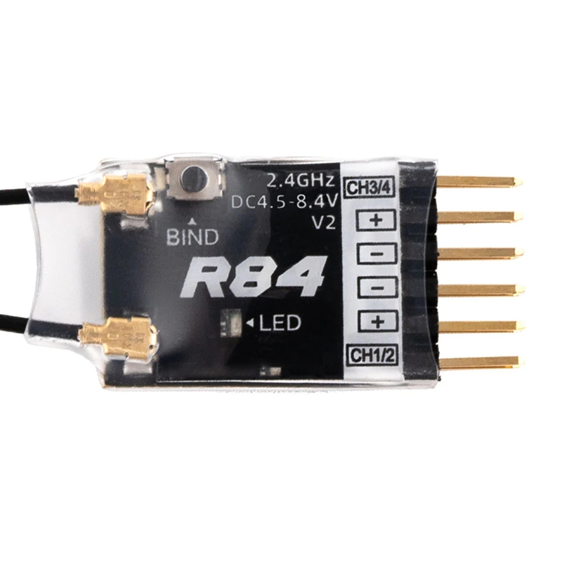 Voor Radiomaster R84 V2 4CH Compatibel PWM RC Ontvanger Voor Frsky D8 D16 SFHSS Radiomaster TX12 T16S Zender: Default Title