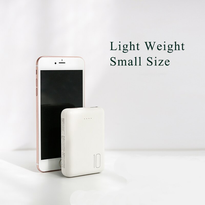 Liberfeel mini-powerbank, 10000 mah, hohe kapazität, zwei usb-ausgänge, tragbar, für iphone 13 , smartphone-zubehör