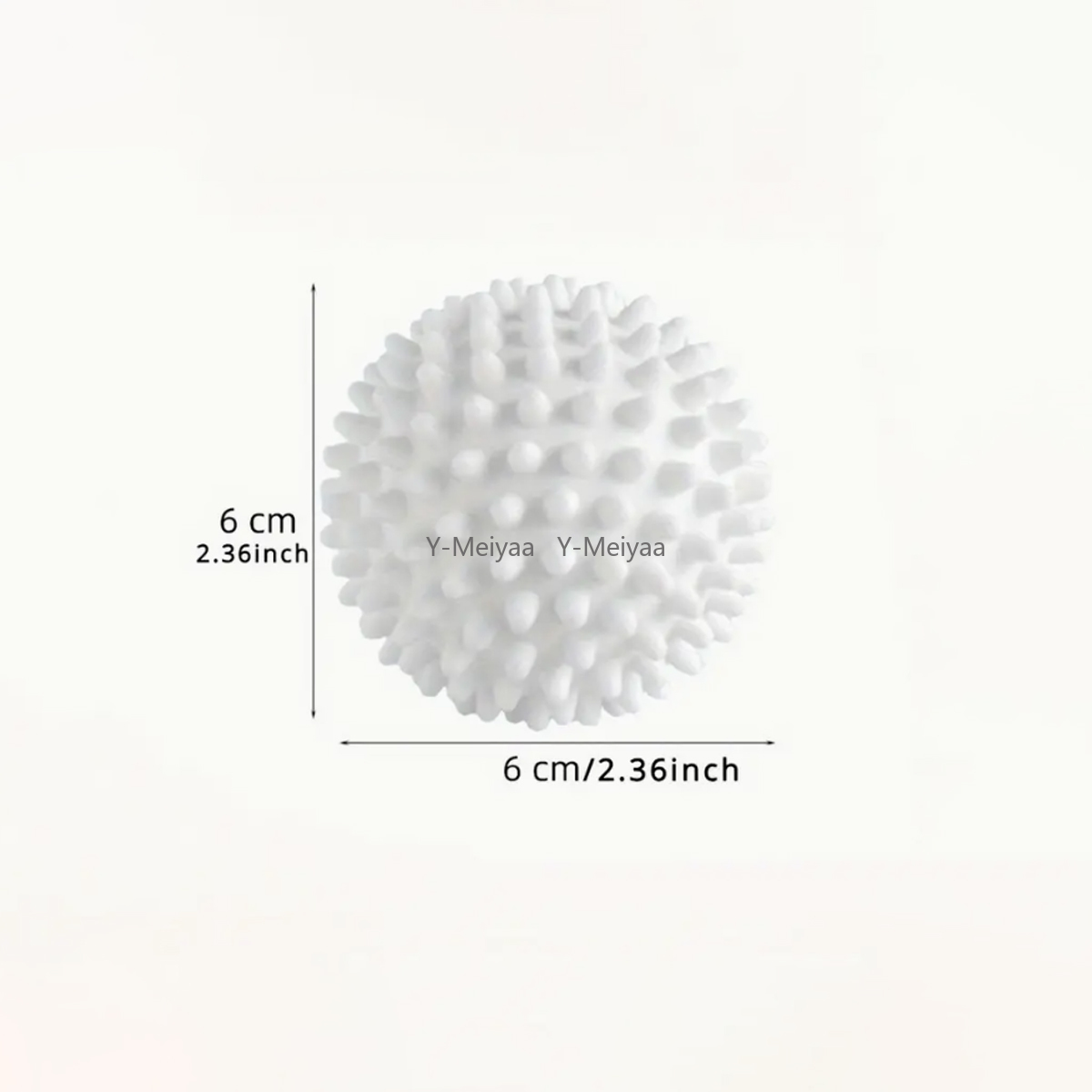 Sfera per bucato da 1/4 pezzi progettata specificatamente per lavatrici per rimuovere lo sporco e prevenire l'angolamento dello strumento per la depilazione