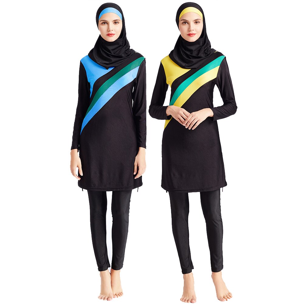 PEIFU 6XL Frauen Hijab Islamischen Schwimmen Tragen Plus Größe Damen Baden Schwimmen Anzug Islam Volle Abdeckung Kleidung Badeanzug