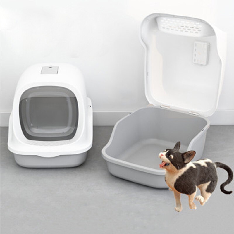 Litter Box Fully Enclosed Cat Toilet