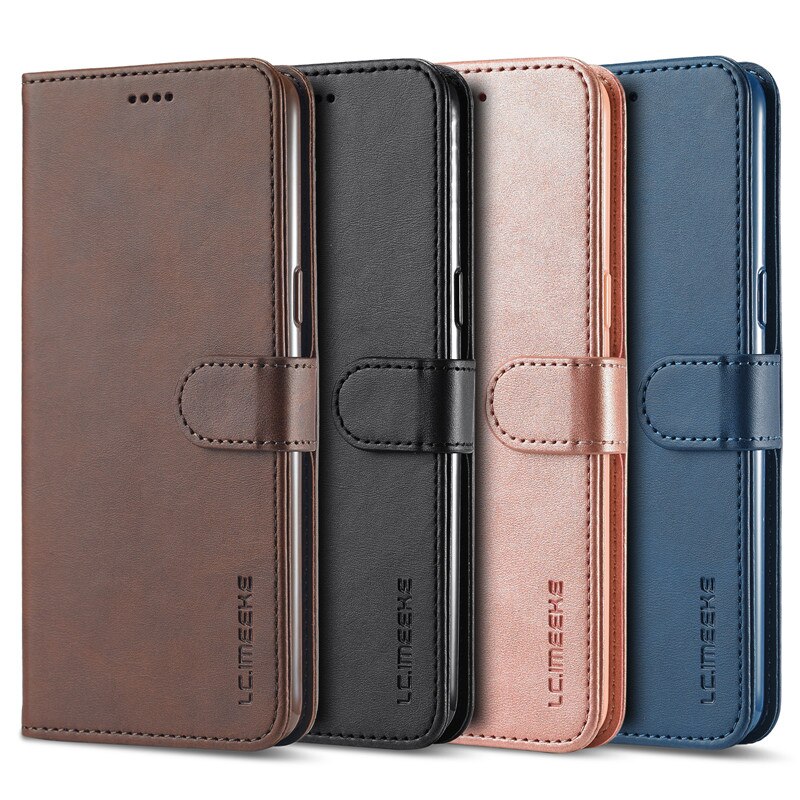 Voor Realme C3 Case Lederen Vintage Telefoon Case Op Realme C3 Case Flip 360 Magnetische Wallet Case Voor Realme C3 cover Hoesjes Fundas