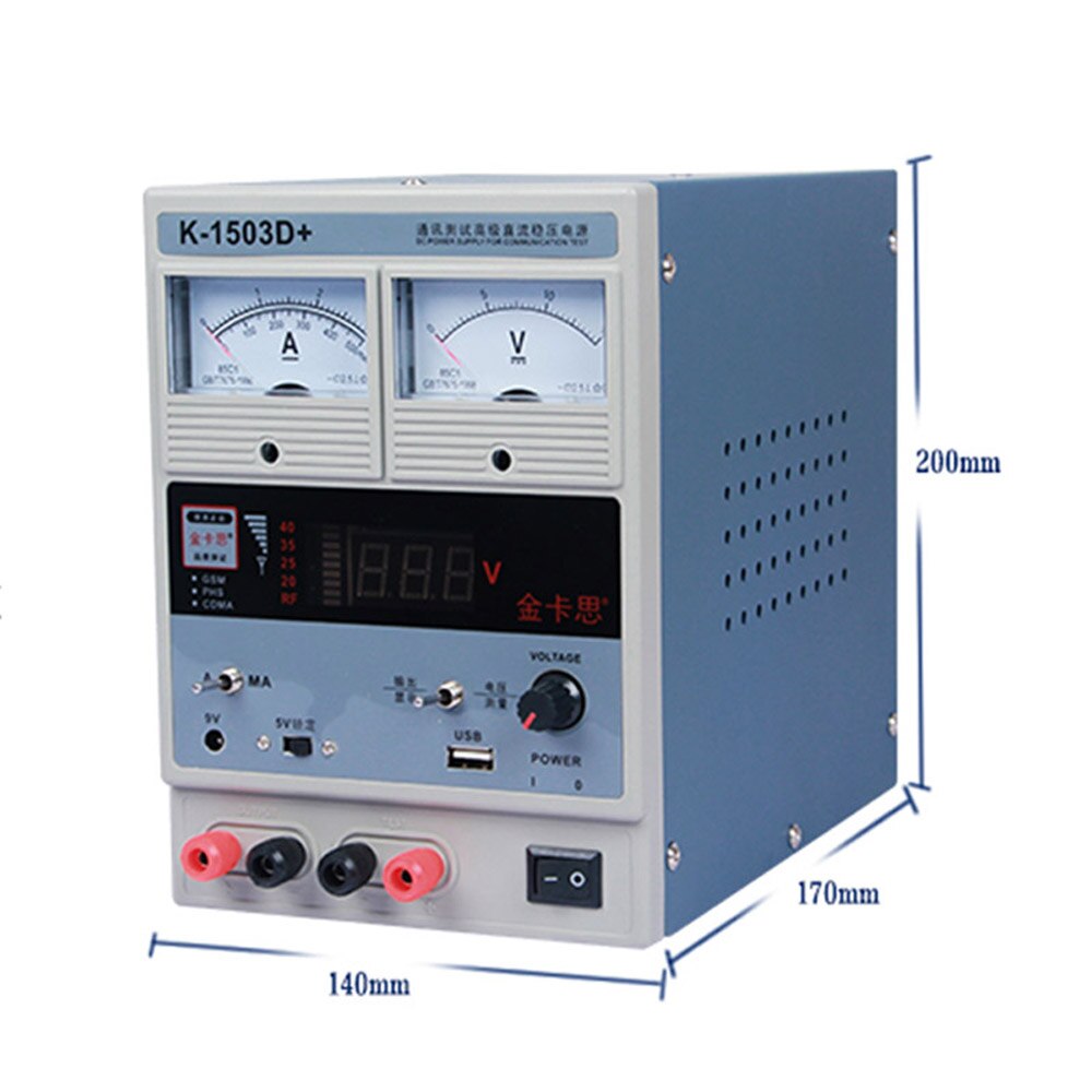 15 V 3A Mini Digitale Variabele Verstelbare DC Voeding Laboratorium Supply Switching Voor Laptop Telefoon Testen Power Reparatie Tools