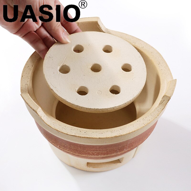 Carbon Modder Bodem Kachel Houtskool Oude Mode Klei Oven Barbecue Bbq Grills Komfoor Kleine Commerciële Carbon Oven Huishouden