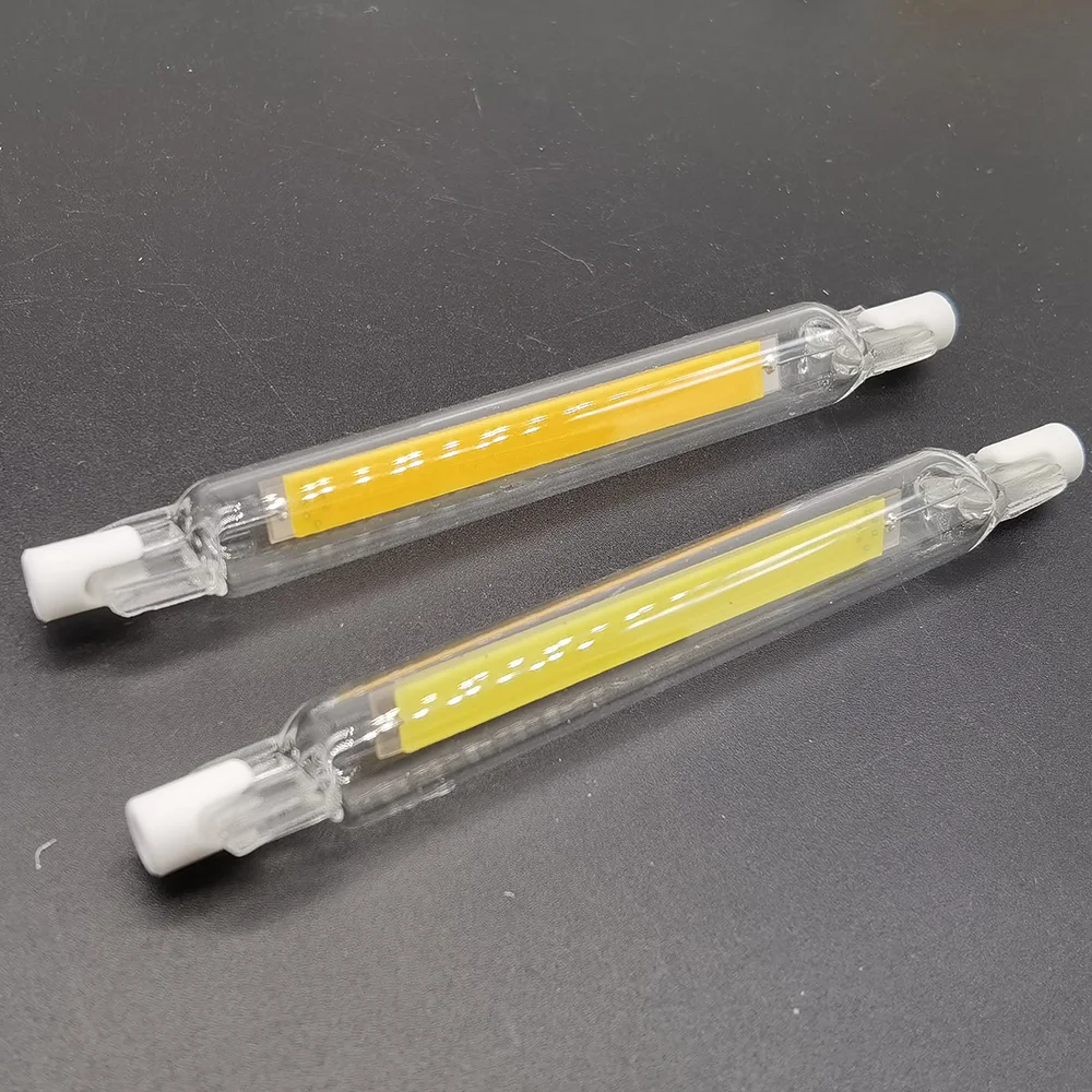 LED R7S 78mm 15W 20W R7S Hoge Krachtige Spotlight 118mm 30W 40W 110V 220V COB Lamp Glazen Buis Vervangen Halogeenlamp Licht