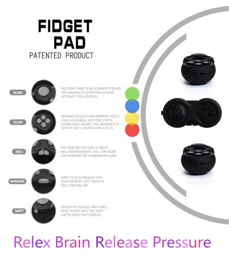 Fidget Pad-mango de descompresión para niños y adultos, juguete Educativo Pop It, Joystick, juguete para aliviar el estrés