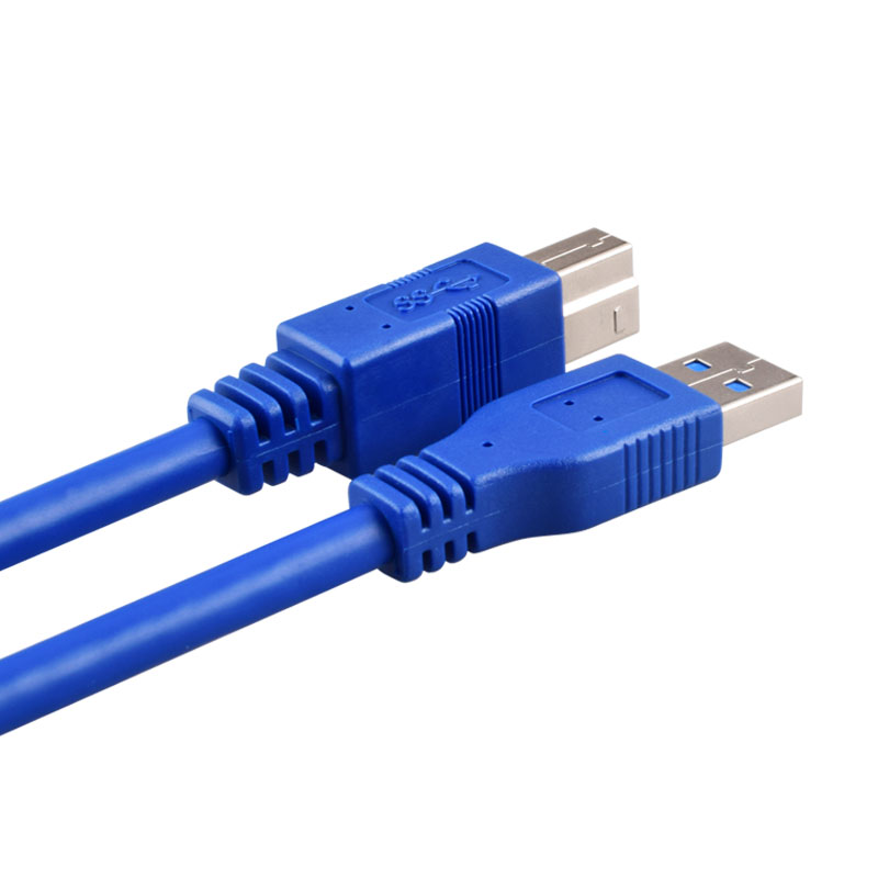 Câble USB 3.0 Type A Mâle vers B Mâle, Super Speed, Dividata, Câble d'Impression, 0.3m, 0.5m, 1.5m, pour Disque Dur HDD/SSD, 2.5, 3.5 Pouces