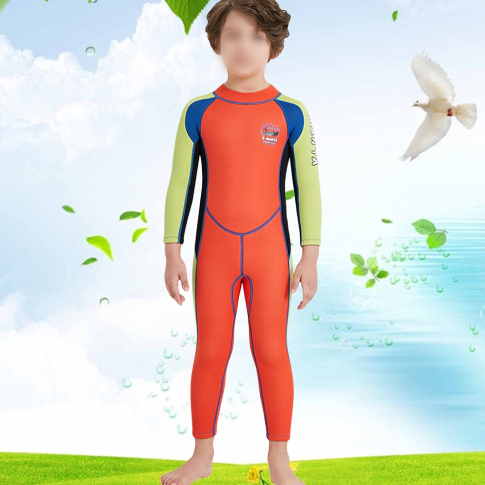 Een Stuk Kinderen Surf Swim Nat Pak Lange Mouw Rashguard Zon Bescherming Sets Dragen-Size: Picture 1 1