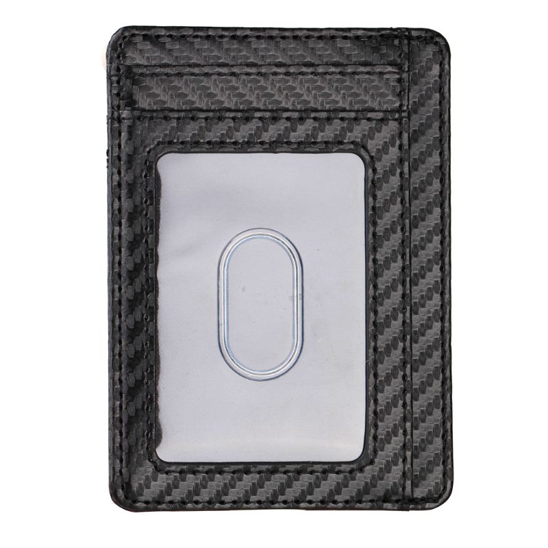 Ultra Slim RFID Blocking Minimalist Wallet Business Card Cover Case Super Thin Men Leather Bank ID Credit Card Holders: BK3