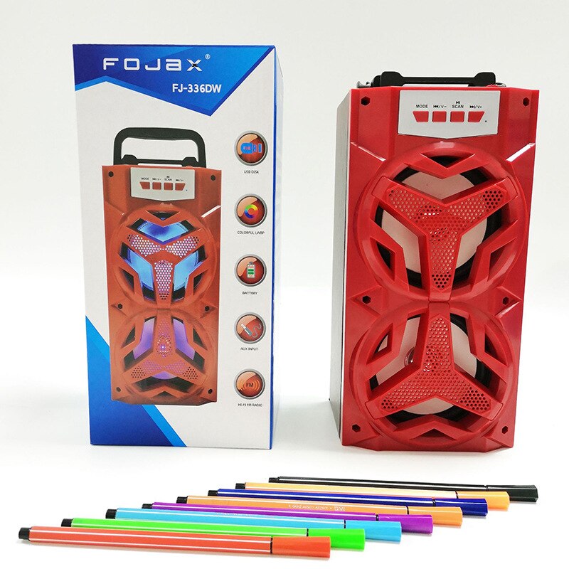 Computer Randapparatuur Geluid Bluetooth Compatibel Luidsprekers Ondersteuning Tf Card Aux Fm U Disk Outdoor Dance Draadloze Draagbare Subwoofer