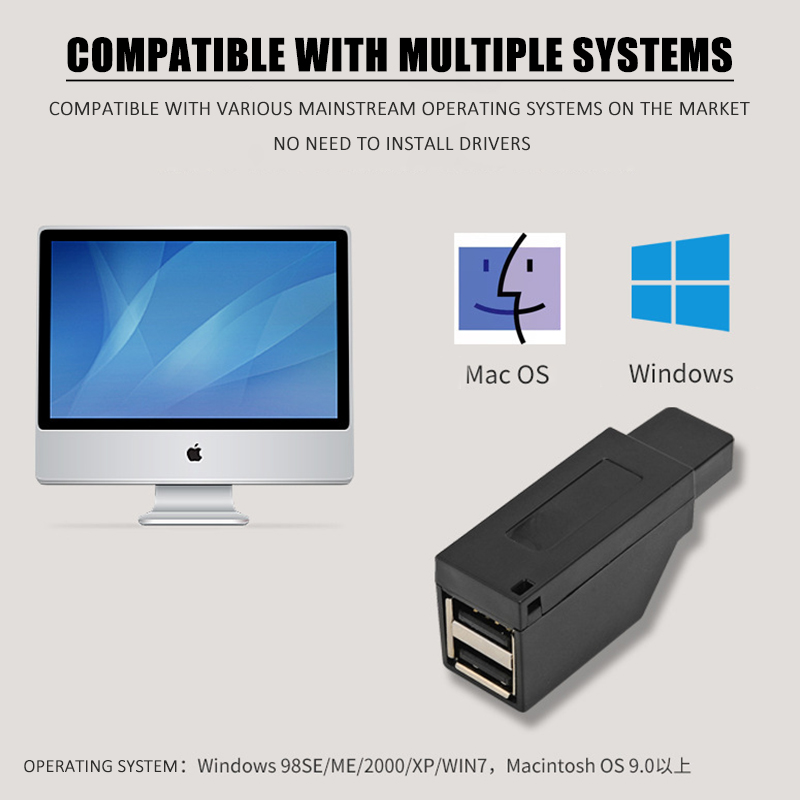 3 in 1 USB 3.0 Hub For Laptop PC Computer USB 3.0/2.0 Splitter Adapter For Notebook Dell Lenovo Computer Accessories