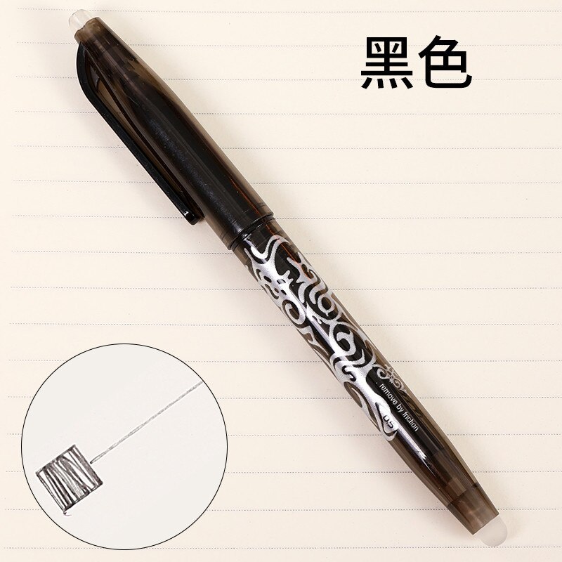1Pcs Uitwisbare Goocheltrucs Herschrijven De Lettertype Verdwijnen Magic Pen, Verwarming Lettertypen Verdwijnen Gekleurde Kleur Speelgoed: p 1pcs
