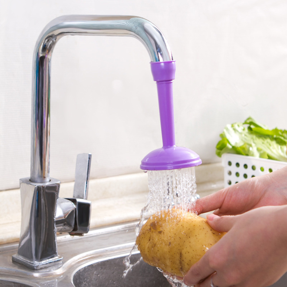 Faucet Extender Water-saving Faucet Regulator Kitchen Bath Regulating Valve Faucet Shower Splash Head Shower Head Hole