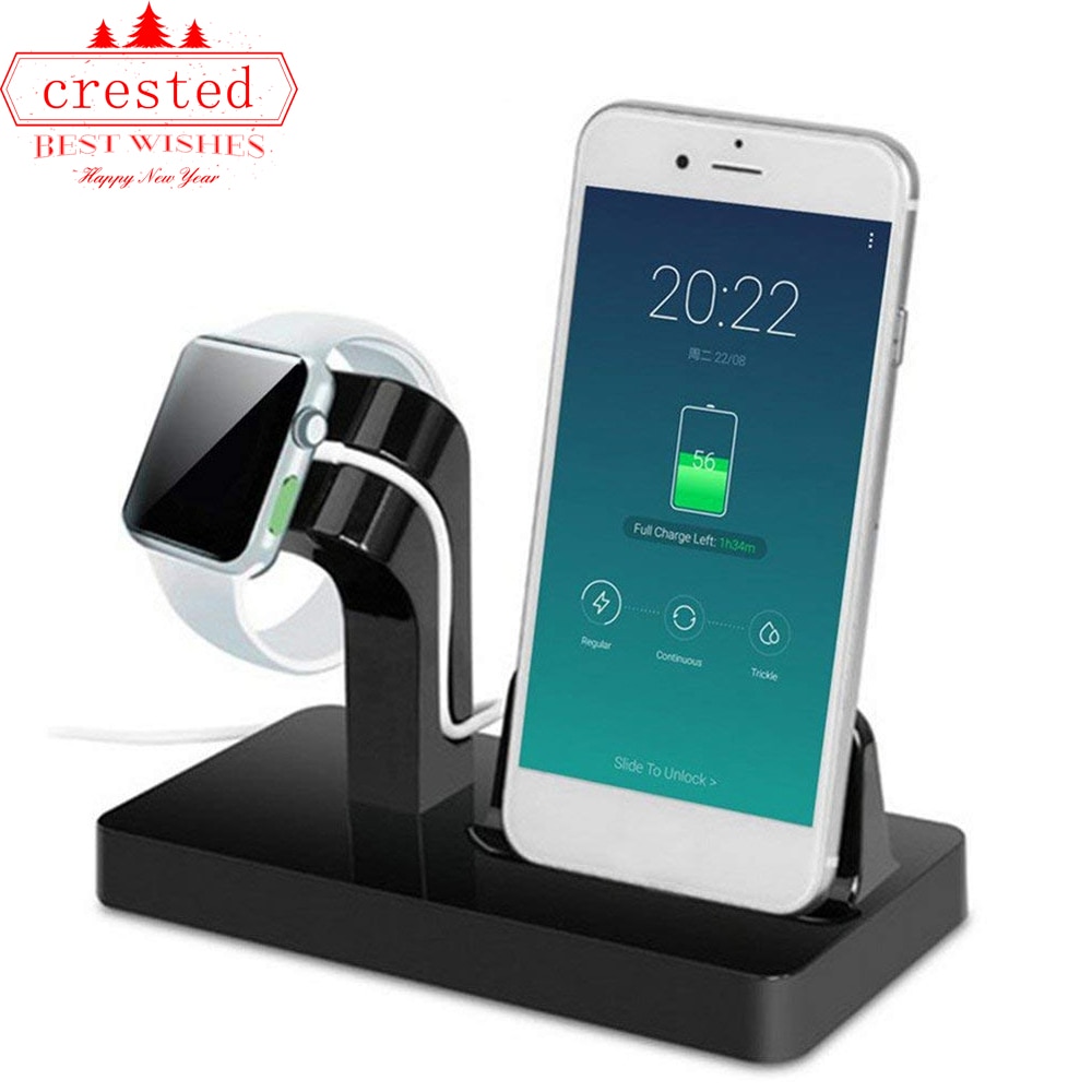 2 i 1 ladestander til apple watch ladestation dock iwatch series 6 5 4 3 se til iphone 11 pro max xr  x 10 9 8 7 6
