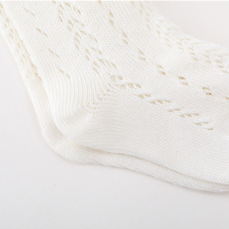 0-8Jahre mädchen kniehohe lange socken kleinkind Baby baumwolle Gittergewebe Band bowknot seite booties socken prinzessin mädchen dacing socken