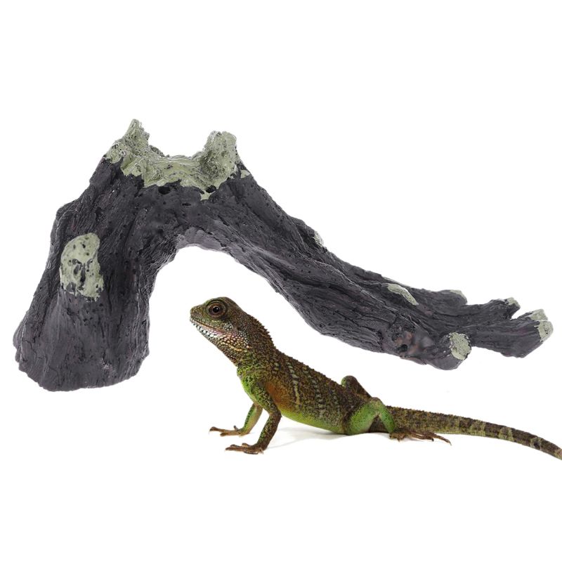 Hars Reptiel Takken Aquarium Decoratie Imiteren Hout Schuilplaats Voor Klimmen
