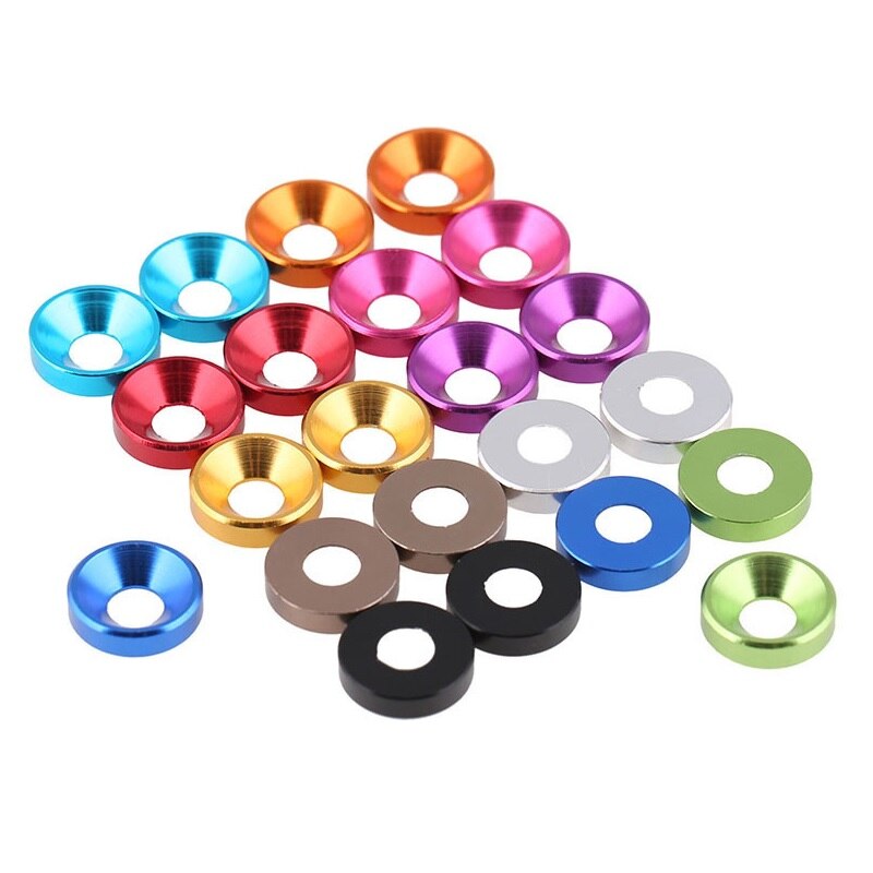 10 Stks/set M3 Schroeven Pakking Aluminium Cone Verzonken Gat Sink Hoofd Wasmachine Auto-Styling 2020NEW Multifunctionele