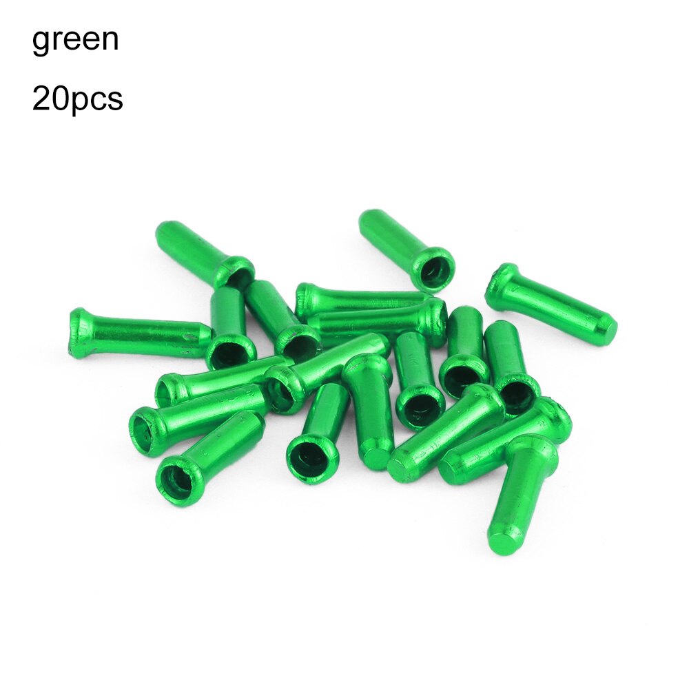 10pcs Cable Caps For Bike Bicycle 4mm 5mm Derailleur Shift Brake Cable End Cap Housing Ferrules Crimps Dust Cover Wire Tip: 0.3cm green
