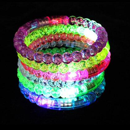 50 stücke glühen Armbänder LED Blinklicht Stock Spielzeug glühen Partei Liefert Lustige Leucht Stock Spielzeug für freundlicher Festival Weihnachten: Korn mischen Farbe