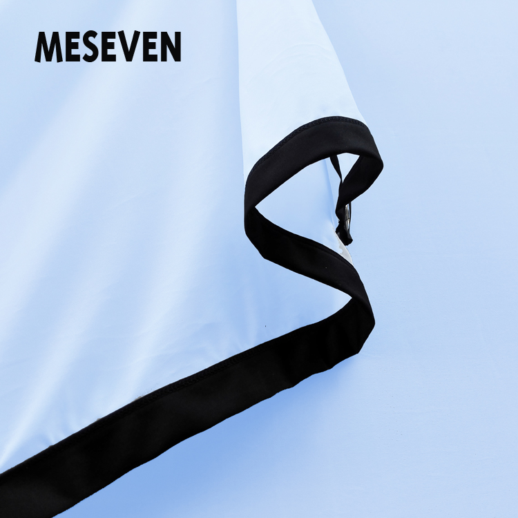 MESEVEN 120 Inches 16:9 Simple Projector Screen Polyester Portable Foldable Front/Rear Non-crease Projection Screen