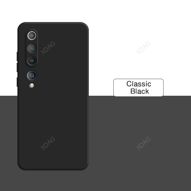 Husă de telefon originală de bază pentru xiaomi  mi 10 mi10 5g 6.67 ", silicon lichid simplu, pătrat, moale, carcasă spate de înaltă calitate: Aur