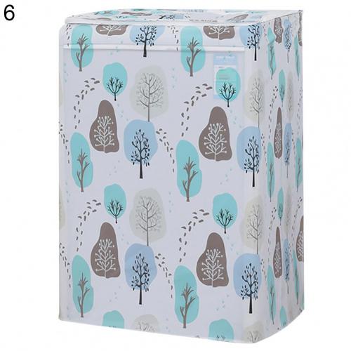 Washing Machine Cover Foldable Tear-Resistant Waterproof Case Lightweight Sunscreen Anti-Rust Refridge Protector: 6